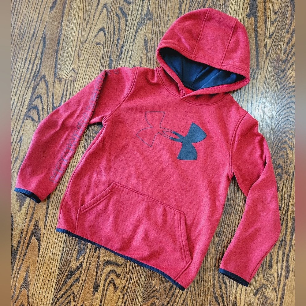Boys Under Armour fleece lined Hoodie Size 10/M